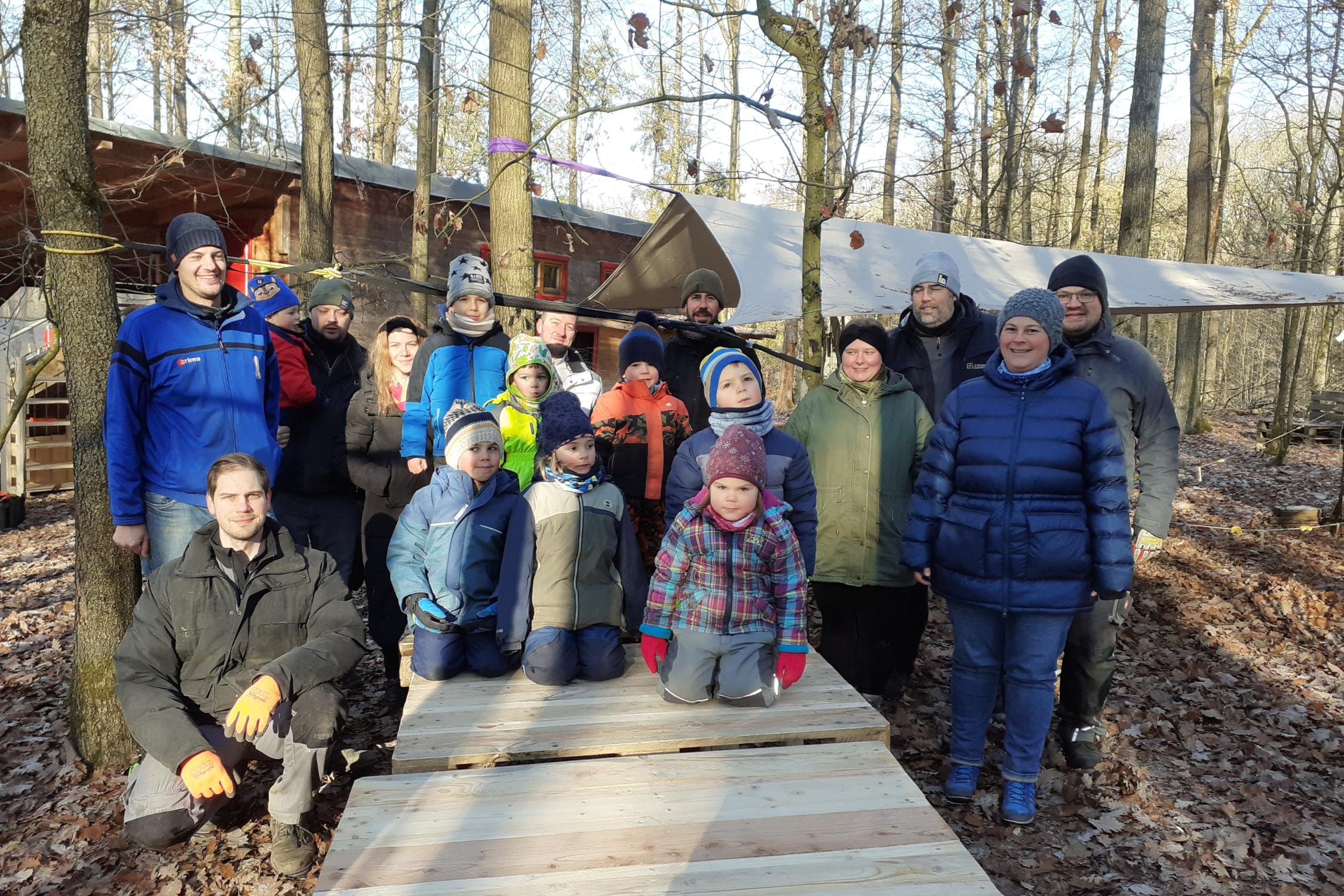 Baumaterial für die Füchse