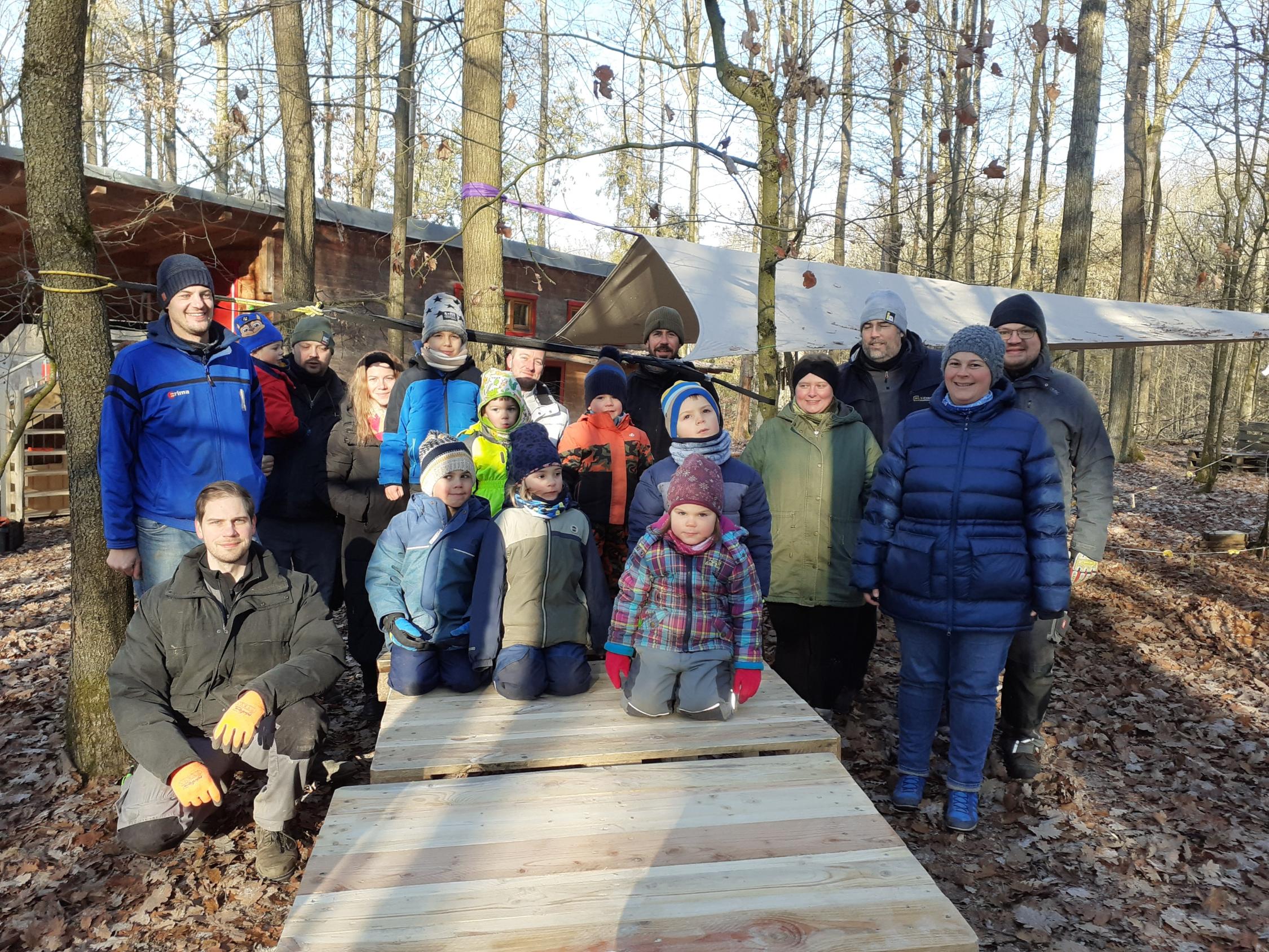 Baumaterial für die Füchse