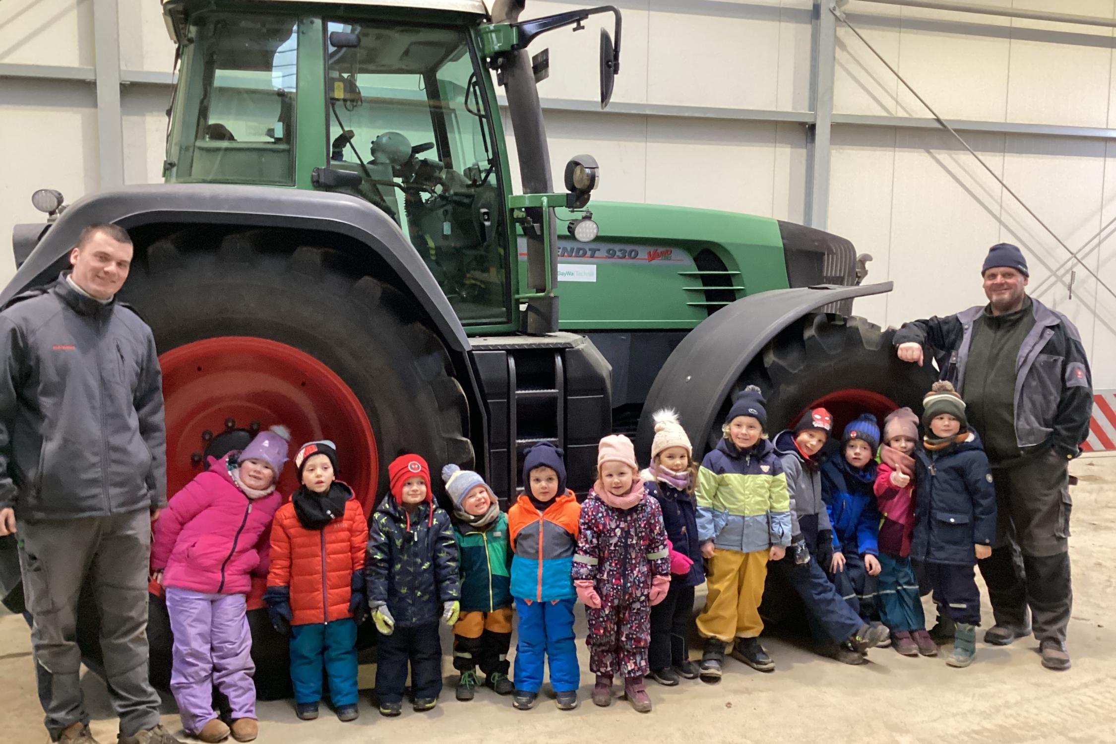 Besuch bei Bauer Thomas und JOsef