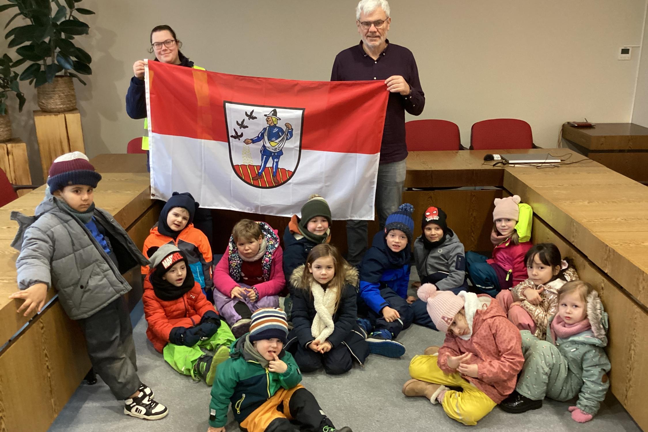 Besuch beim Bürgermeister