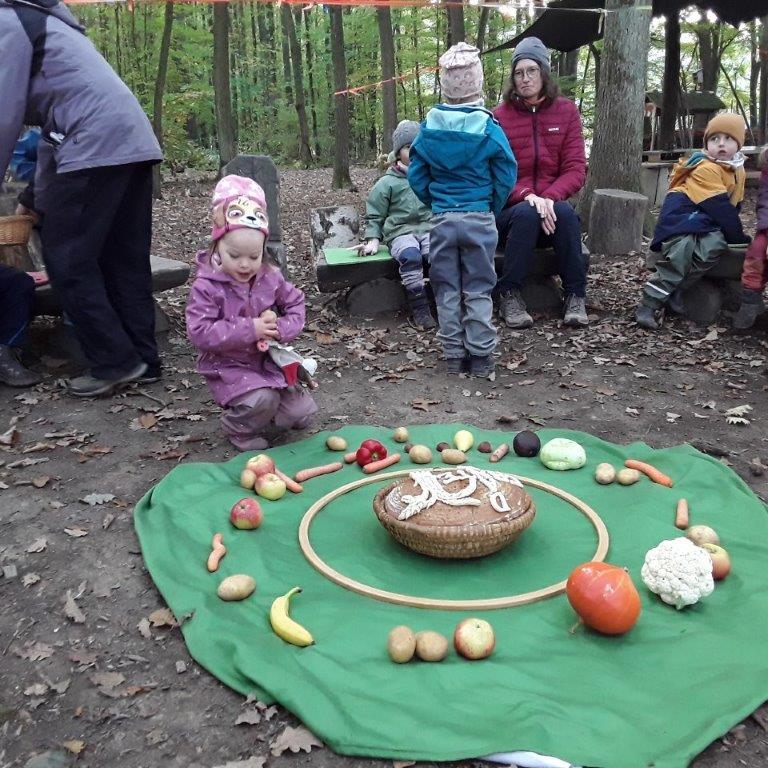 Erntedankfeier bei den Füchsen