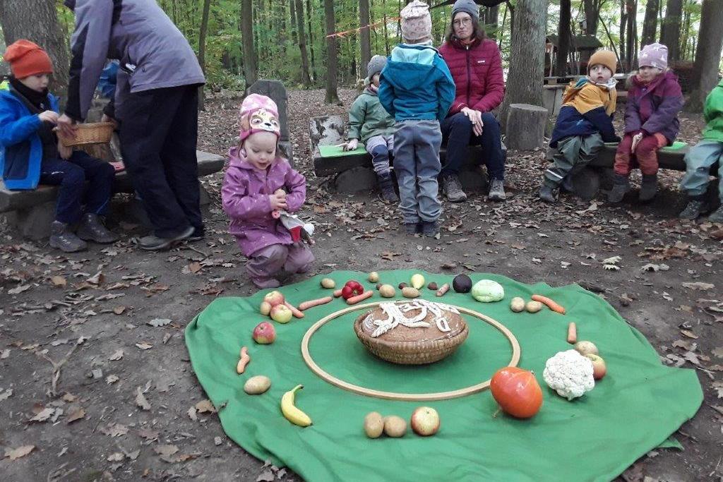 Erntedankfeier bei den Füchsen