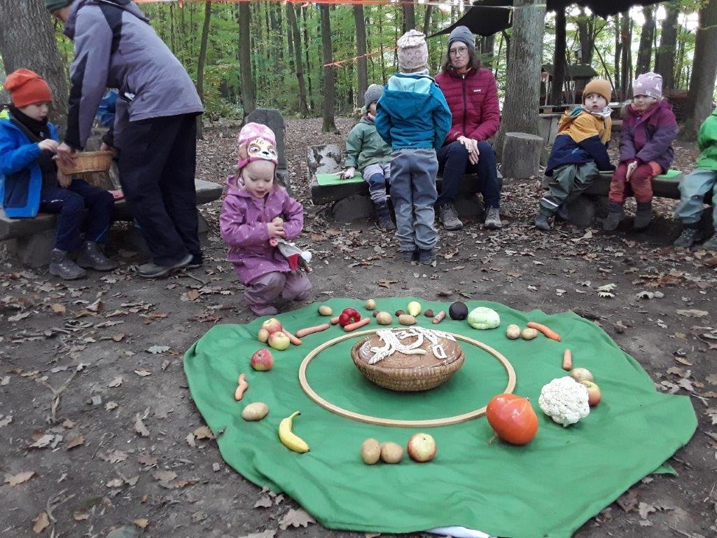 Erntedankfeier bei den Füchsen