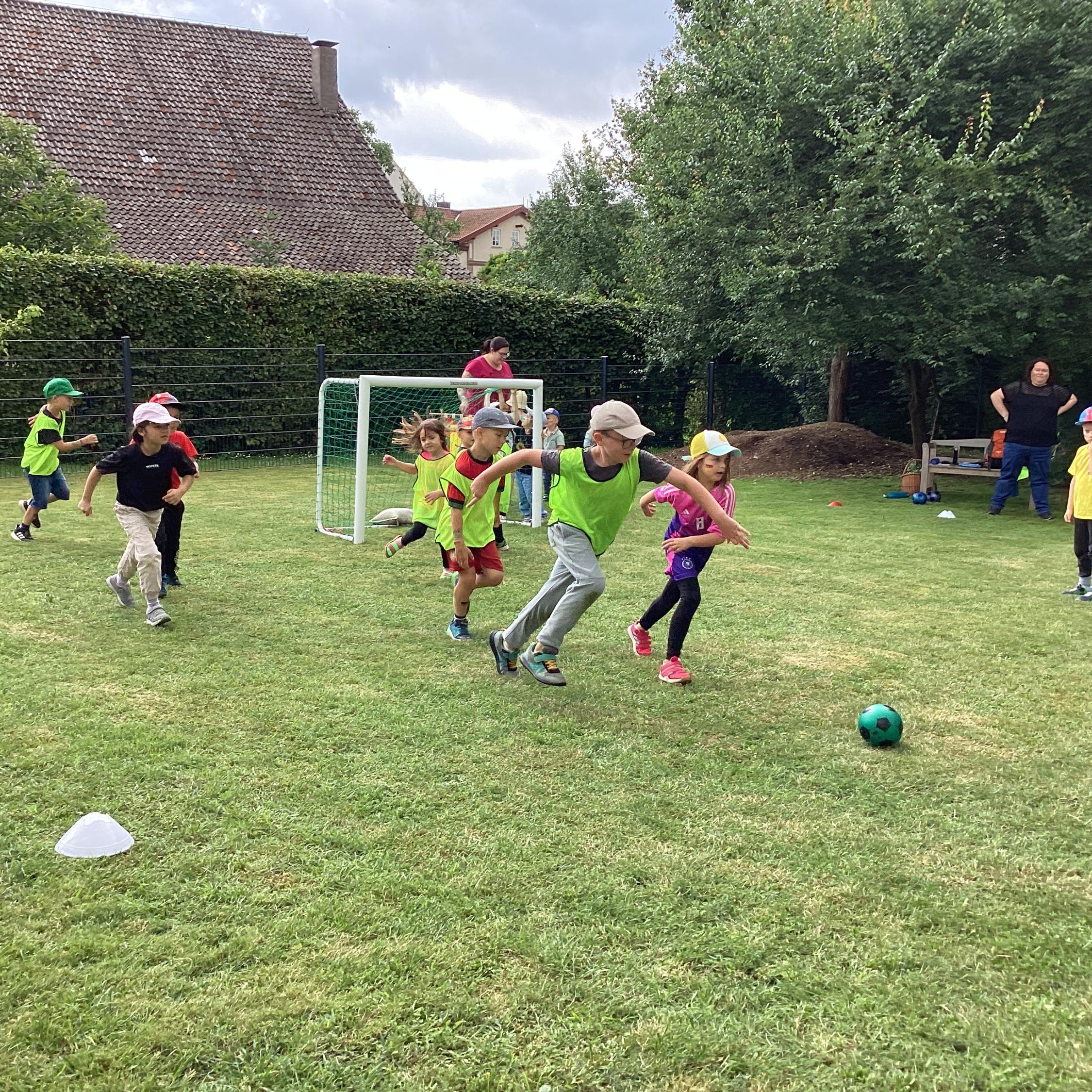 Fußballturnier bei den Kelbachstrolchen
