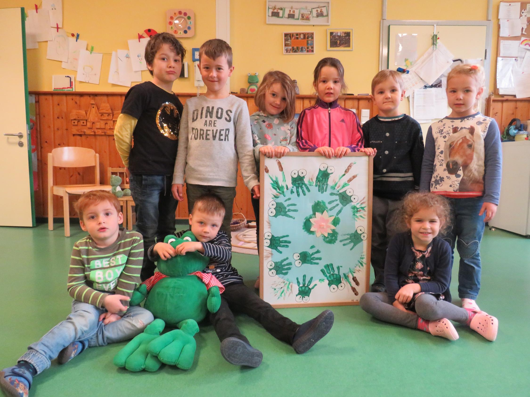Gruppenbild Frösche
