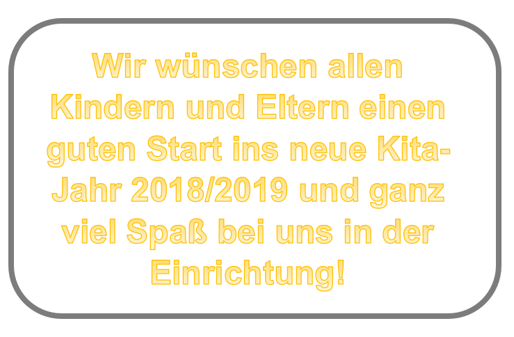 Neues Kita-Jahr