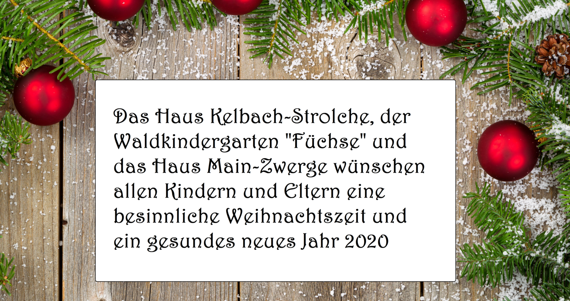 Weihnachtsgruß