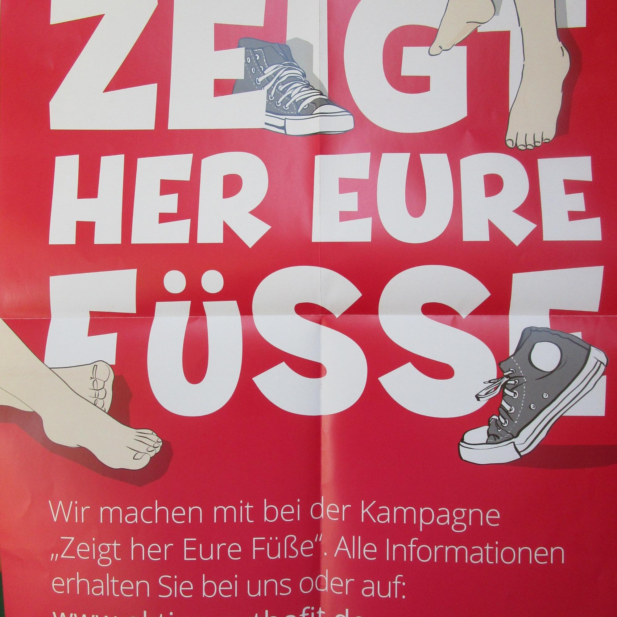 Zeigt her eure Füße